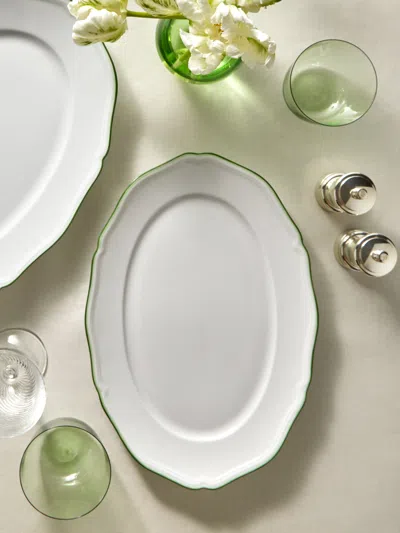 Raynaud Touraine Hand-painted Porcelain Serving Platter