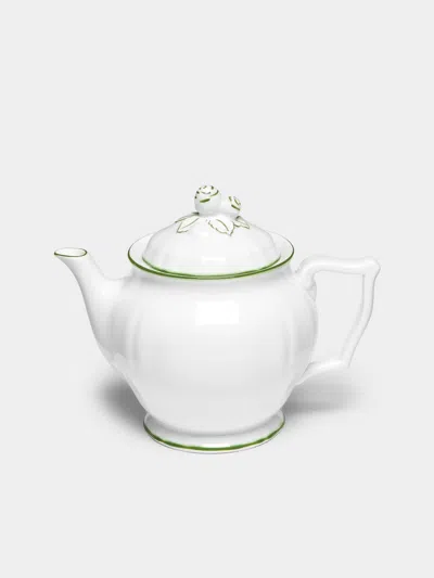 Raynaud Touraine Hand-painted Porcelain Teapot