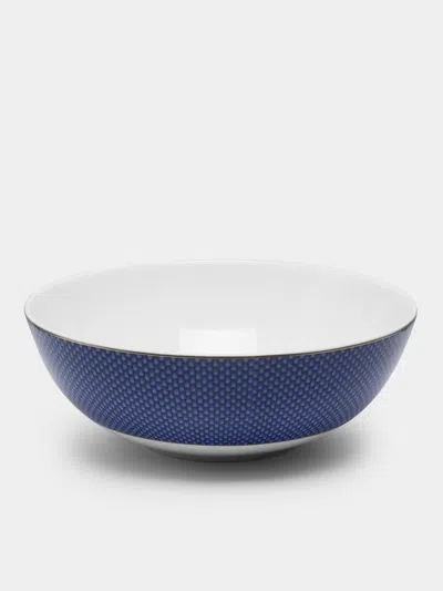 Raynaud Trésor Bleu Porcelain Salad Bowl In Blue