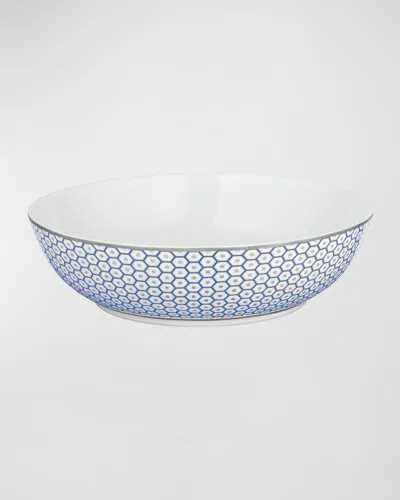 Raynaud Tresor Blue Breakfast Coupe Plate, Deep