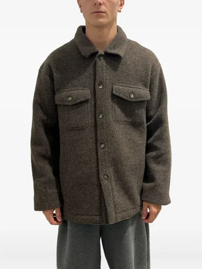Rayne 1896 Buttoned Pocket Jacket In Brown