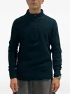 Rayne 1896 Zip-neck Sweater In Green