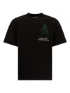 Rayon Vert Graphic-print T-shirt In Black