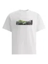 Rayon Vert Logo-printed Crewneck T-shirt In White