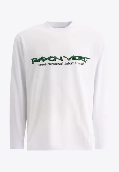 RAYON VERT LOGO-PRINTED CREWNECK T-SHIRT