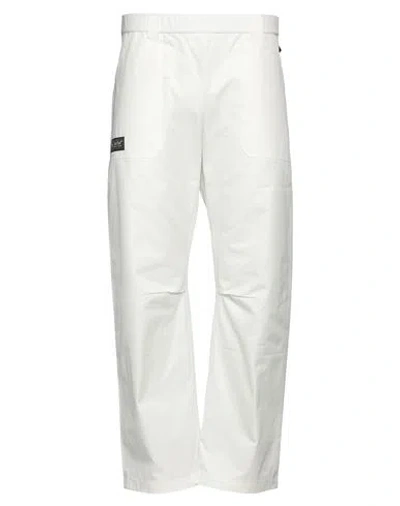 Rayon Vert Man Pants White Size Xl Cotton, Polyamide