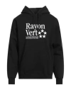 Rayon Vert Man Sweatshirt Black Size M Cotton In Black