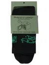 Rayon Vert Logo-detailed Socks In Black