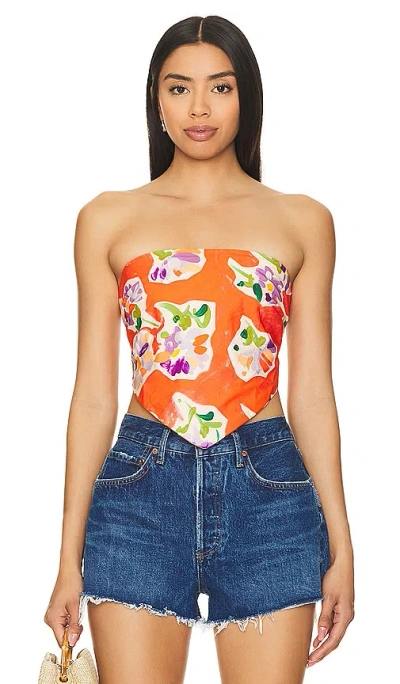 Rays For Days Ivy Top In Matisse Floral