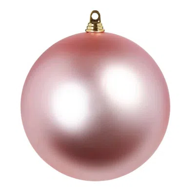Raz Imports 10" Matte Ball Ornament In Light Pink