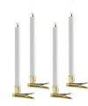 RAZ IMPORTS 6.5" PENCIL CANDLE WITH CLIP IN WHITE