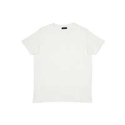Rbasics Men's Pima Cotton Crew Neck T-shirt – Off-white