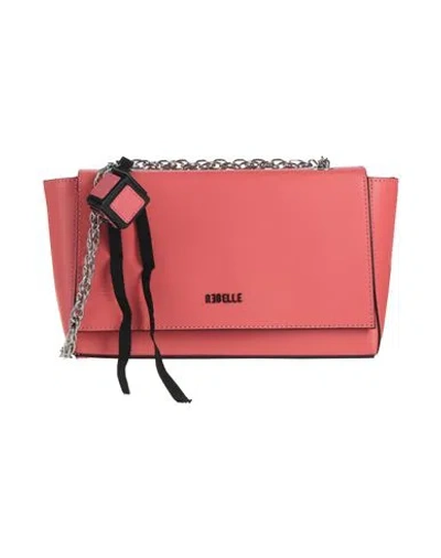 Rǝbelle Woman Cross-body Bag Coral Size - Cow Leather In Red