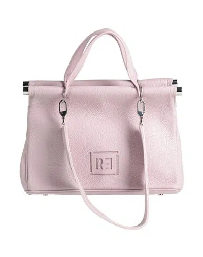 Rǝbelle Woman Handbag Blush Size - Cow Leather In Pink