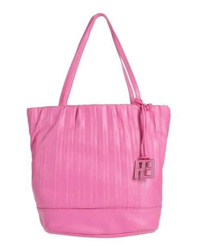 Rǝbelle Woman Handbag Fuchsia Size - Leather In Pink
