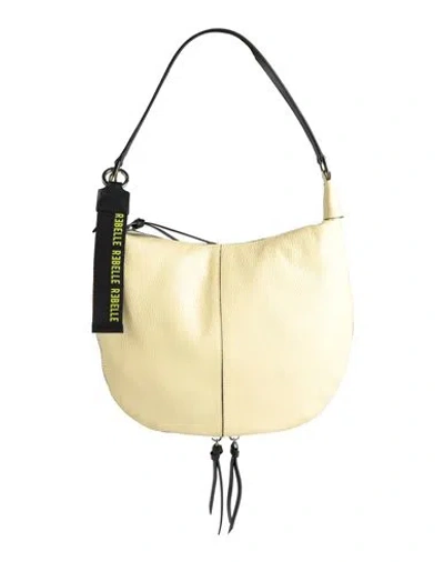 Rǝbelle Woman Handbag Pastel Yellow Size - Cow Leather