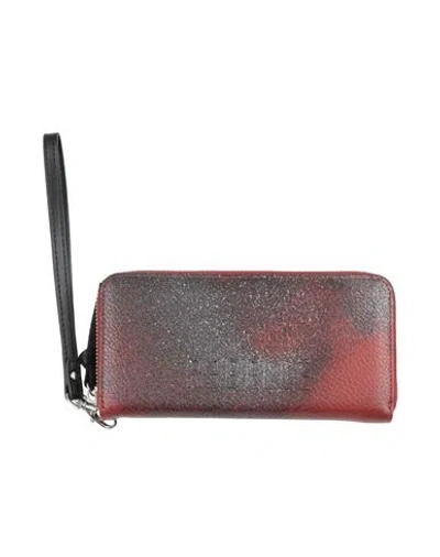 Rǝbelle Woman Wallet Brick Red Size - Leather In Multi