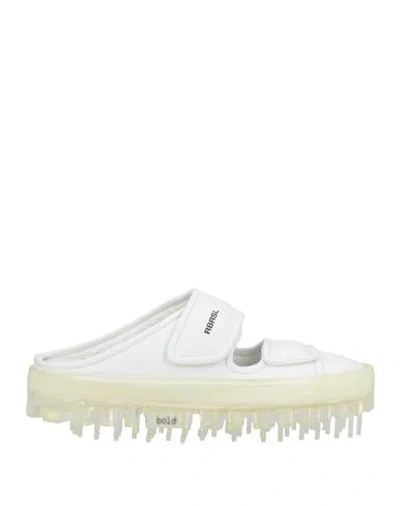 Rbrsl Rubber Soul Bold Woman Mules & Clogs White Size 7 Leather