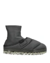 Rbrsl Rubber Soul Man Ankle Boots Grey Size 10 Leather In Gray