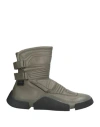 Rbrsl Rubber Soul Man Ankle Boots Military Green Size 7 Leather In Green