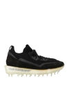 Rbrsl Rubber Soul Man Sneakers Black Size 9 Leather, Textile Fibers