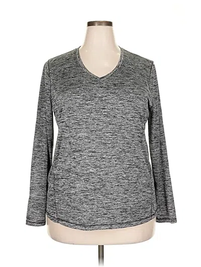 Pre-owned Rbx 3/4 Sleeve T-shirt In Gray