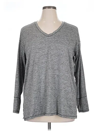 Pre-owned Rbx 3/4 Sleeve T-shirt In Gray