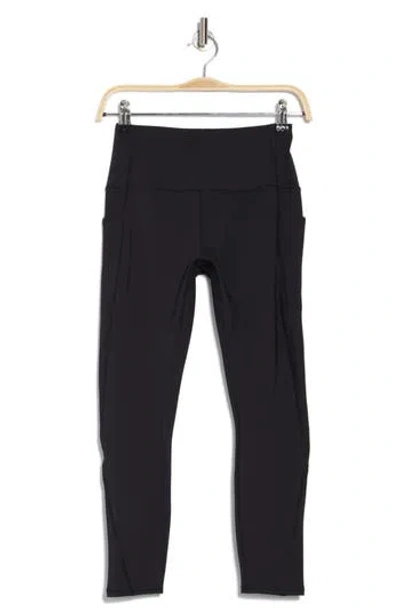 Rbx High Waist Pocket Leggings In Black