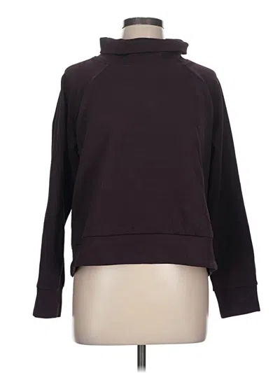 Pre-owned Rbx Long Sleeve Top Burgundy Turtleneck Tops