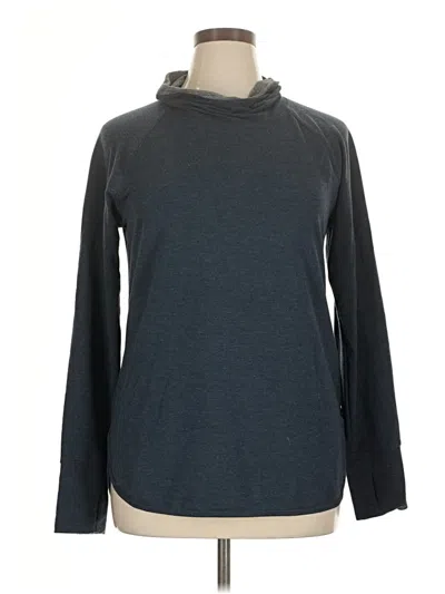 Pre-owned Rbx Long Sleeve Top Gray Cowl Neck Tops