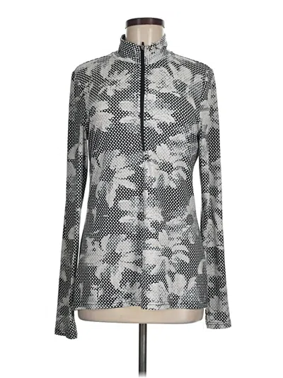Pre-owned Rbx Long Sleeve Top Gray High Neck Tops