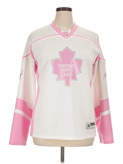 Pre-owned Rbx Long Sleeve Top Pink Crew Neck Tops