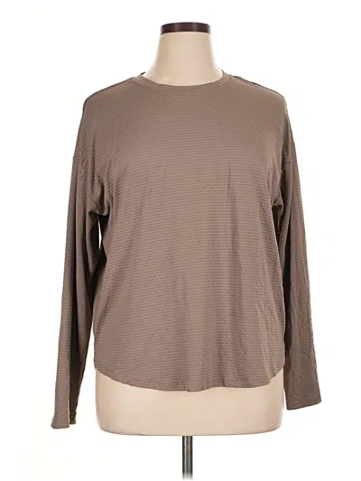 Pre-owned Rbx Long Sleeve T-shirt In Brown