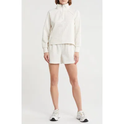Rbx Scuba Quarter Zip Pullover & Shorts Set In White