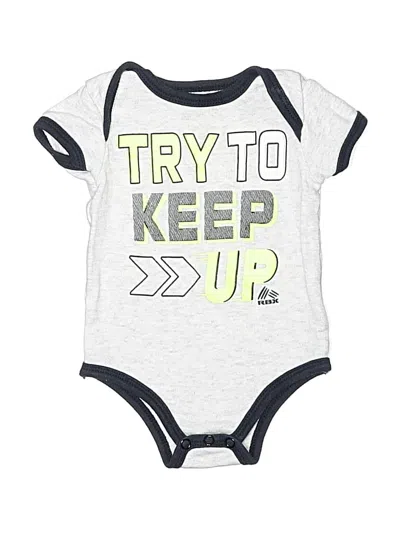 Pre-owned Rbx Babies' Short Sleeve Onesie In Gray