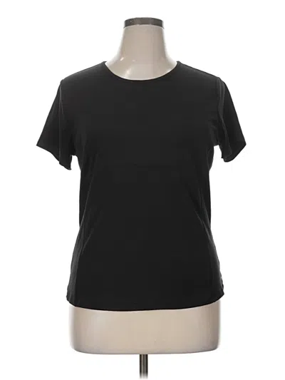 Pre-owned Rbx Short Sleeve Top Black Crew Neck Tops