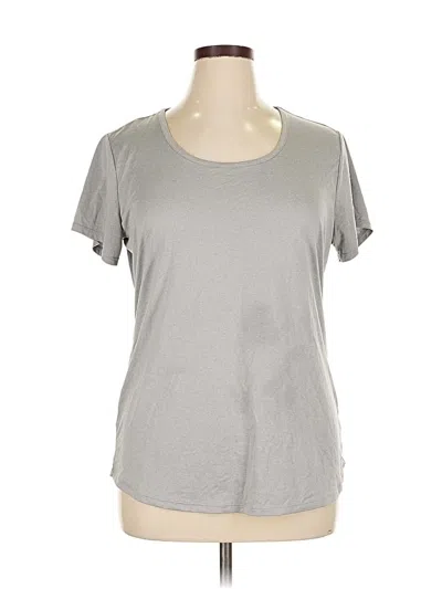 Pre-owned Rbx Short Sleeve Top Gray Scoop Neck Tops
