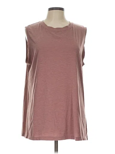 Pre-owned Rbx Sleeveless T-shirt In Burgundy