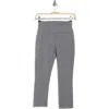 Rbx Space Dye Peached Pocket Capri Leggings In Charcoal