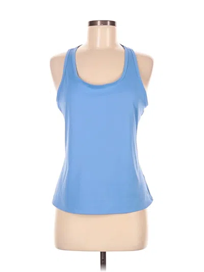 Pre-owned Rbx Tank Top Blue Halter Neckline Tops