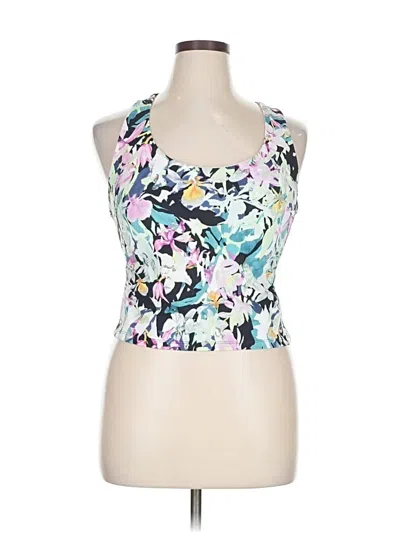 Pre-owned Rbx Tank Top Blue Halter Neckline Tops
