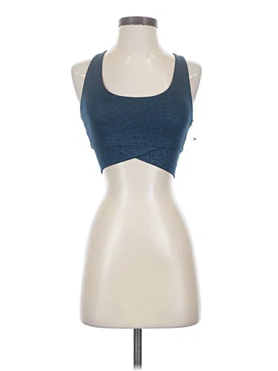 Pre-owned Rbx Tank Top Blue Halter Neckline Tops