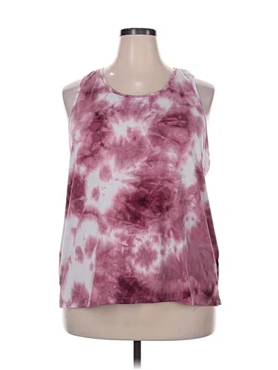 Pre-owned Rbx Tank Top Burgundy Halter Neckline Tops