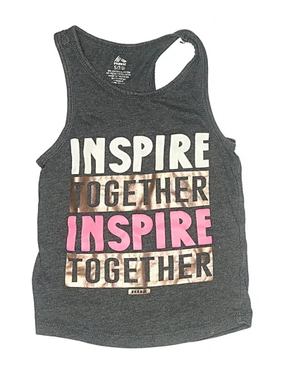 Pre-owned Rbx Kids' Tank Top Gray Halter Neckline Tops