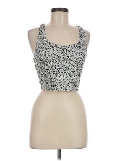 Pre-owned Rbx Tank Top Silver Halter Neckline Tops