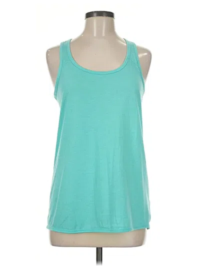 Pre-owned Rbx Tank Top Teal Halter Neckline Tops