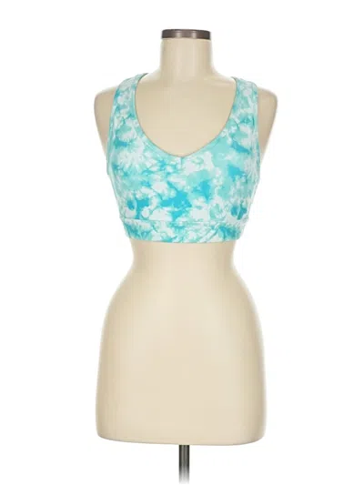 Pre-owned Rbx Tank Top Teal Halter Neckline Tops In Blue