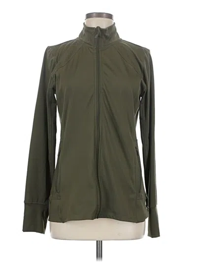Pre-owned Rbx Track Jacket In Green