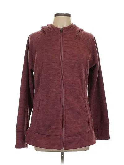 Pre-owned Rbx Zip Up Hoodie In Burgundy