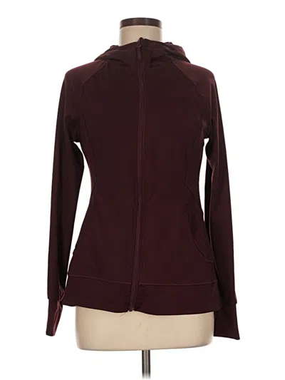 Pre-owned Rbx Zip Up Hoodie In Burgundy